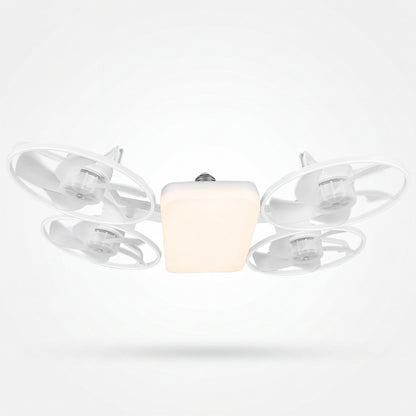 Le AetherFlow™ – Plafonnier ventilateur LED 2-en-1
